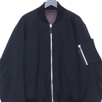 CROMAGNON 25AW MA-1 Wool Gabardine Jacket Black Size 3