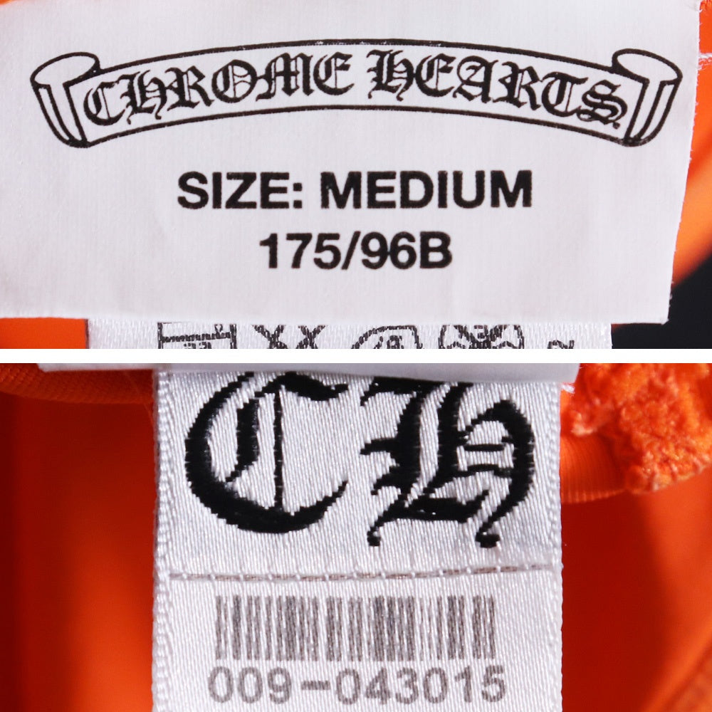 CHROME HEARTS Side CH Logo Rash Guard Orange Size M