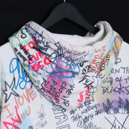 DSQUARED2 Writings Cool Hoodie White Size L