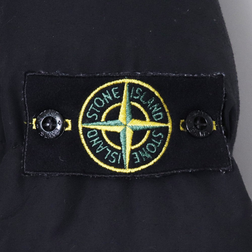 Stone Island Black Padded Down Jacket Shoulder Patch Size M