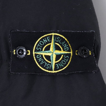 Stone Island Black Padded Down Jacket Shoulder Patch Size M