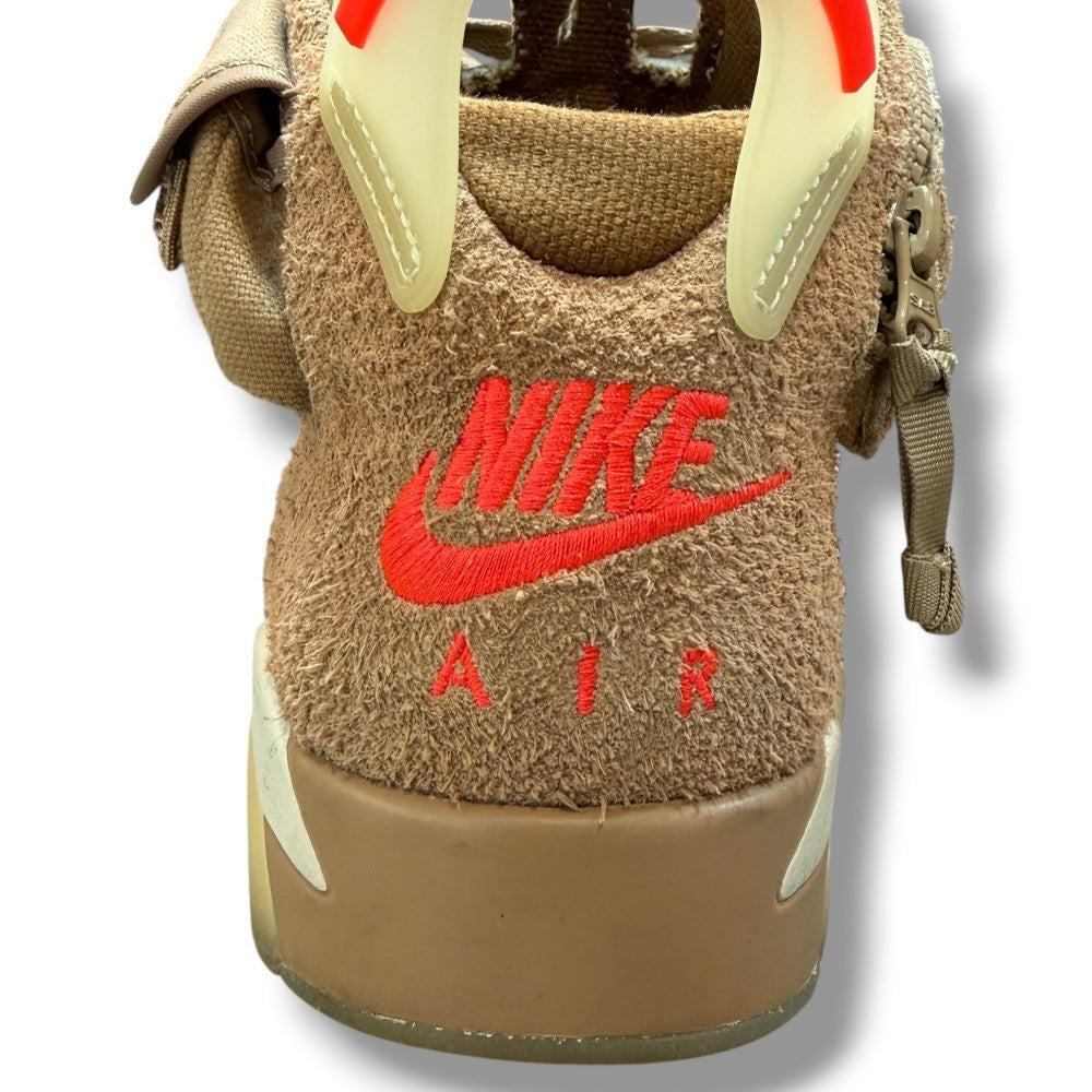 NIKE x TRAVIS SCOTT Air Jordan 6 Sneakers Beige Size 26.5cm