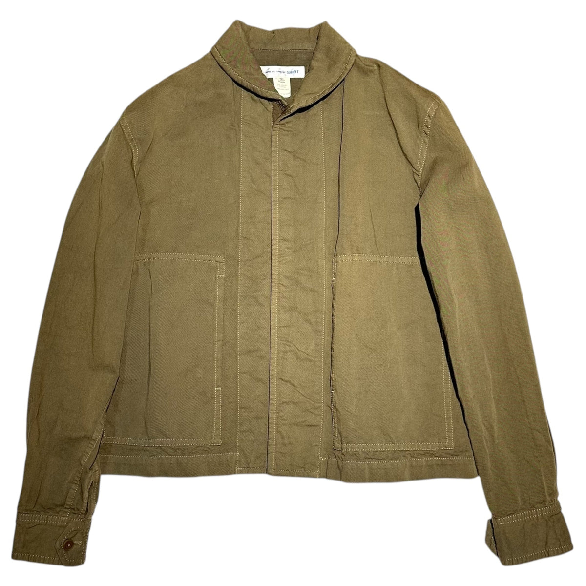 COMME des GARCONS SHIRT 00s Product-Dyed Jacket Khaki Size S