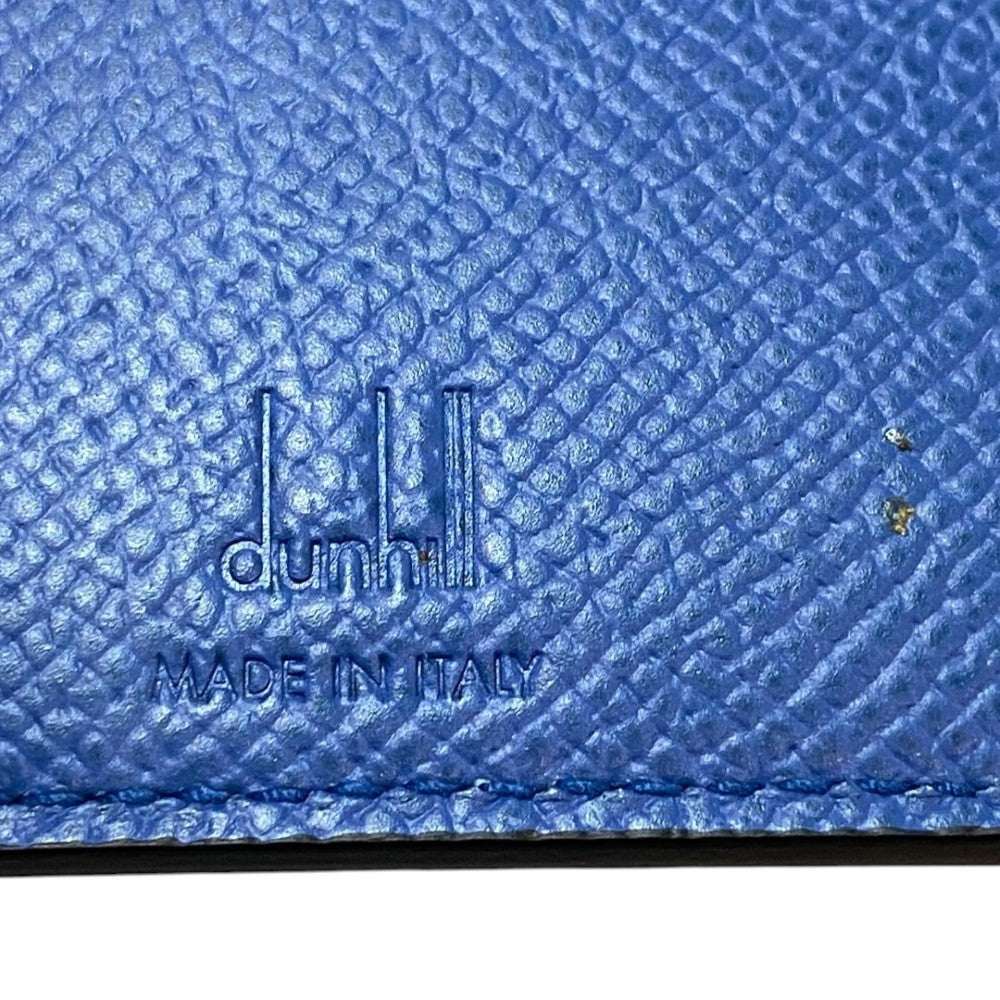 DUNHILL Cadogan Bi-Fold Wallet Navy Blue Size F