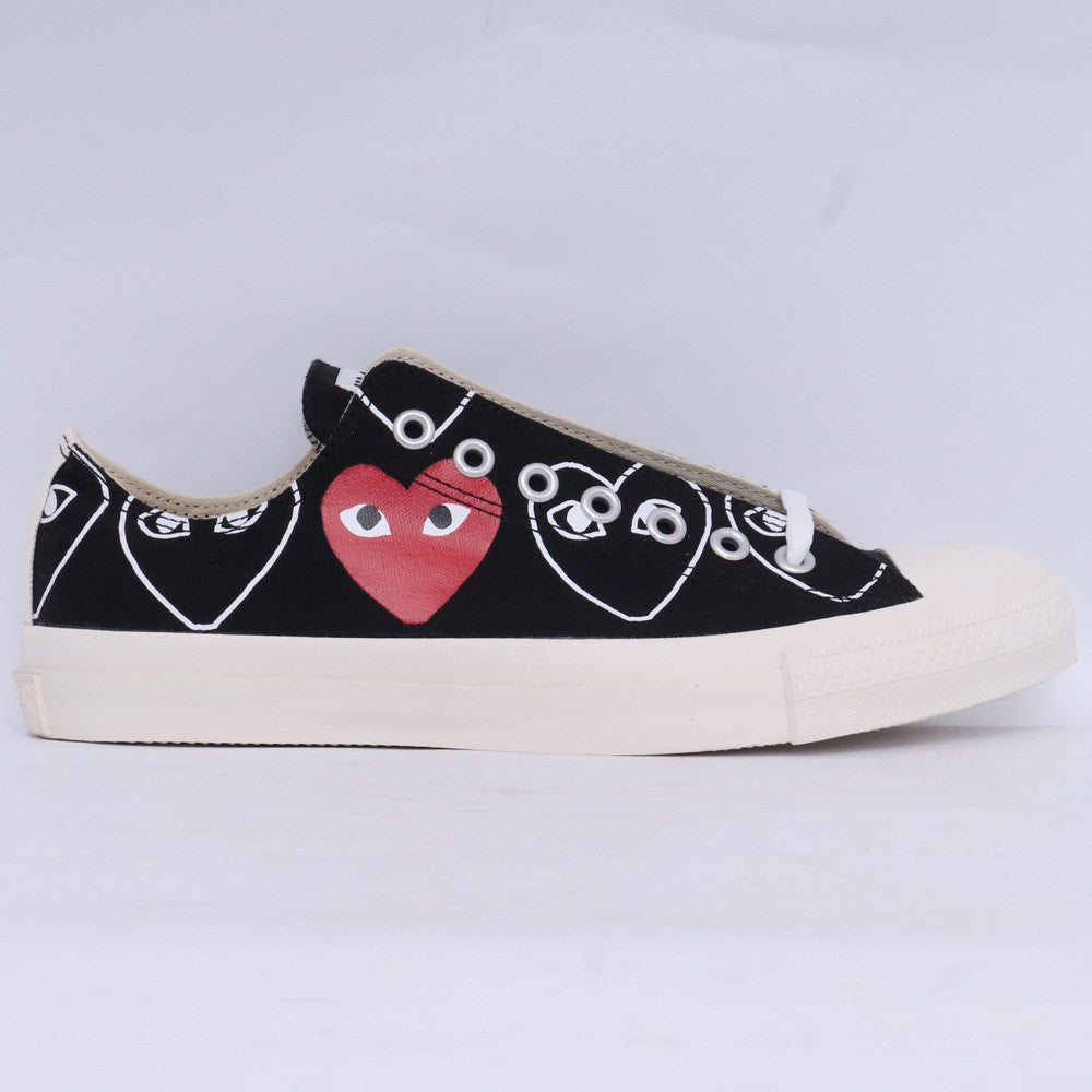 PLAY COMME des GARCONS Chuck Taylor Sneakers Black Size 27cm