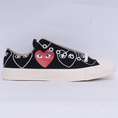 PLAY COMME des GARCONS Chuck Taylor Sneakers Black Size 27cm