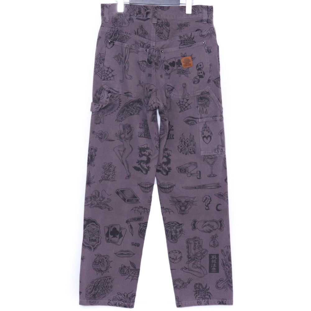BlackEyePatch UE Tattoo Flash Duck Pants Purple Size M