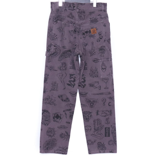 BlackEyePatch UE Tattoo Flash Duck Pants Purple Size M