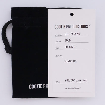 COOTIE PRODUCTIONS 25SS Chingon 925 Gold Necklace Size F