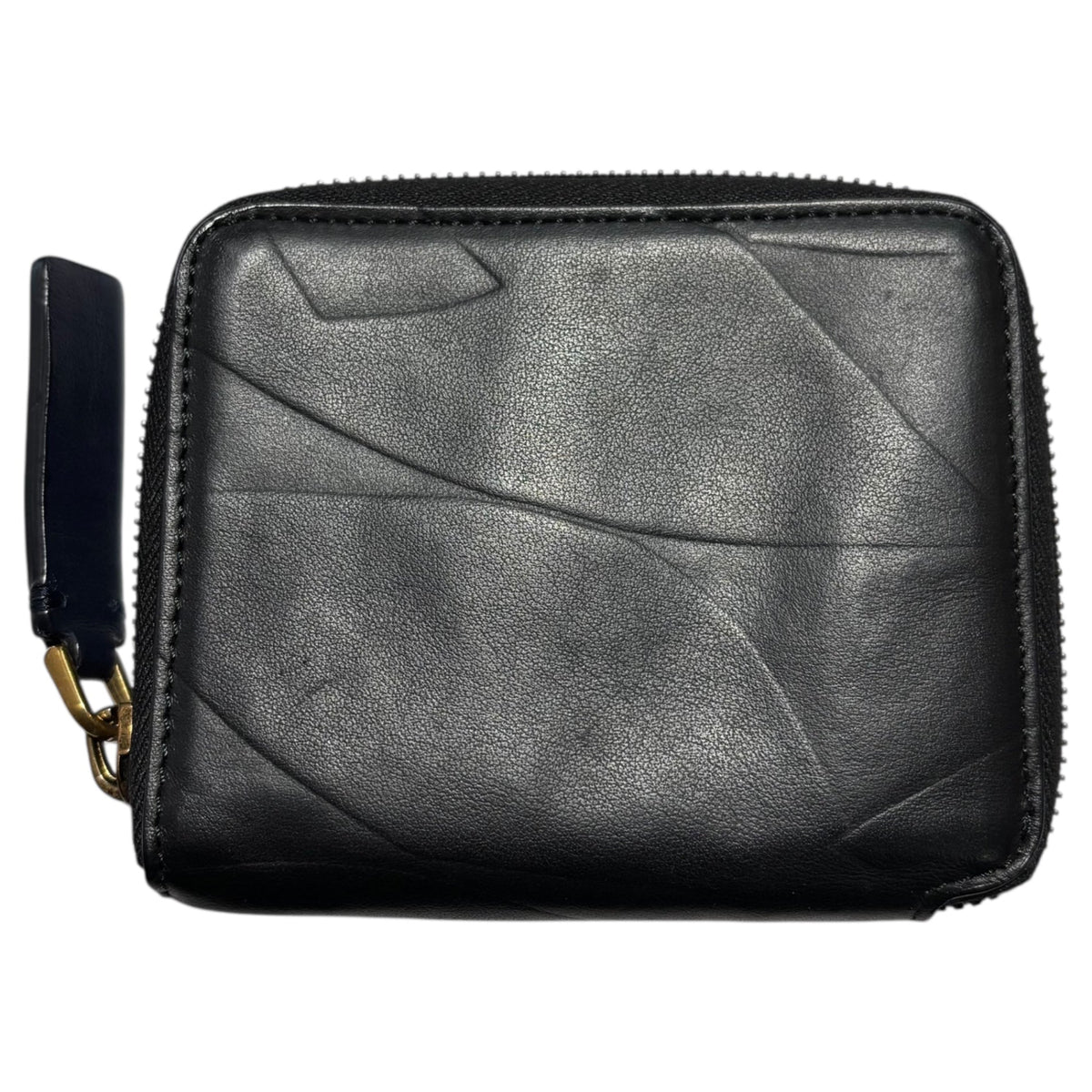MARNI Round Zipper Leather Wallet