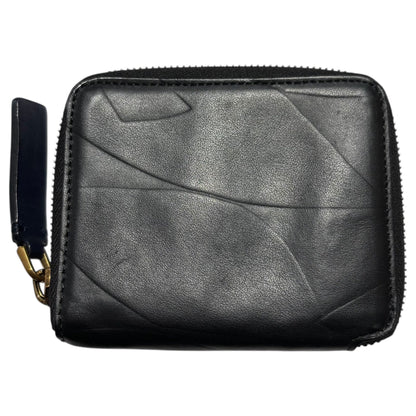 MARNI Round Zipper Leather Wallet