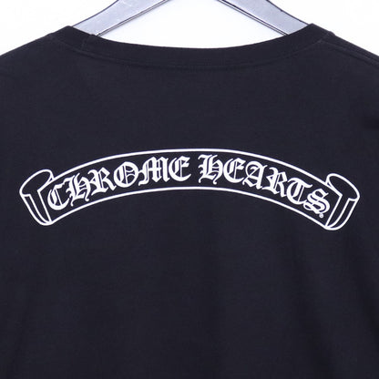 CHROME HEARTS Back Scroll Logo Long Sleeve Tee Black Size XL