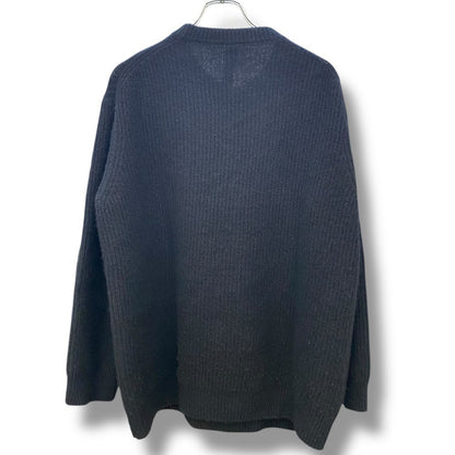 YAECA CONTEMPO Cashmere Crewneck Sweater Black Size L