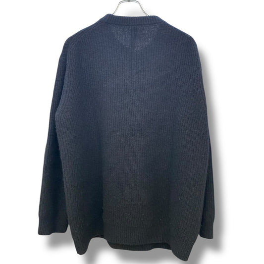 YAECA CONTEMPO Cashmere Crewneck Sweater Black Size L