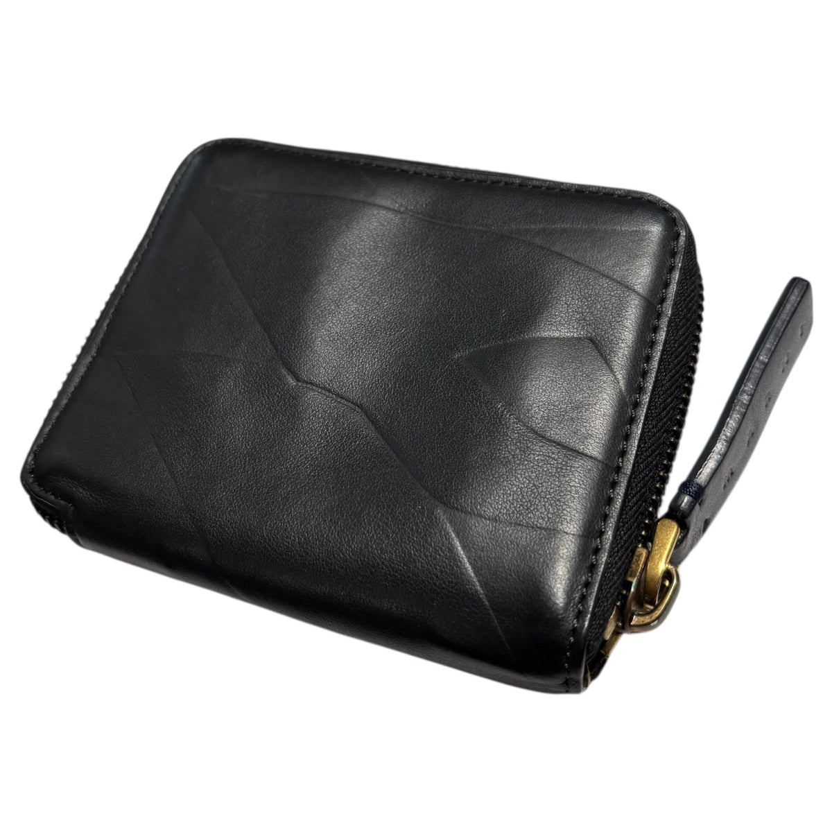 MARNI Round Zipper Leather Wallet