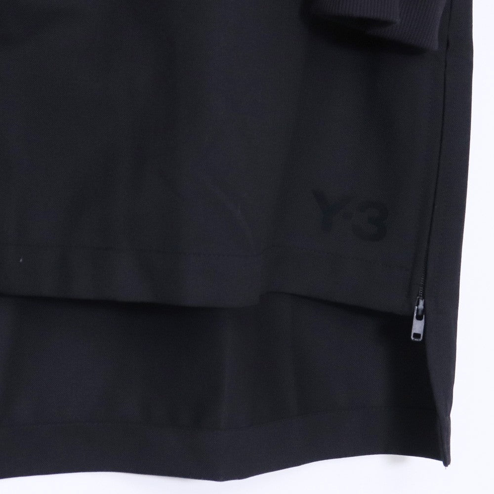 Y-3 REFINED WOOL TRACK TOP 3-STRIPES Jacket Black Size M