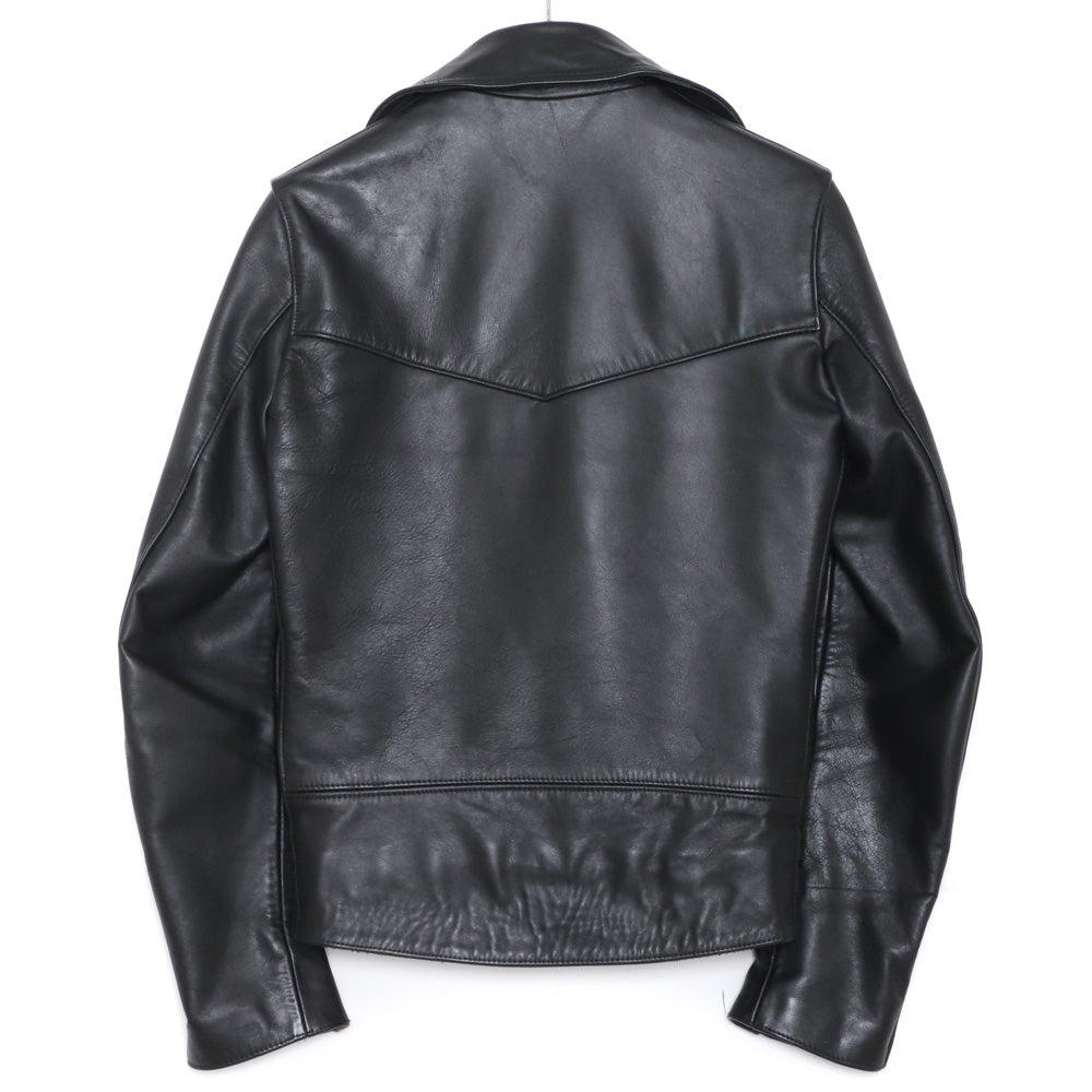 LEWIS LEATHERS Lightning Tight Fit Cow Jacket Black Size 34