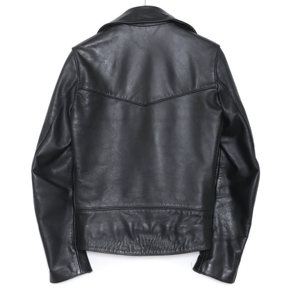 LEWIS LEATHERS Lightning Tight Fit Cow Jacket Black Size 34