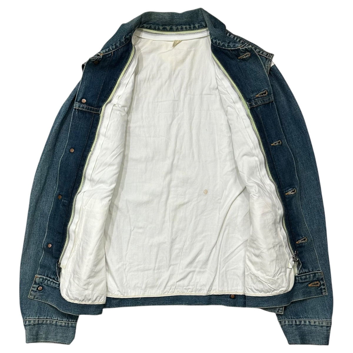 s Docking Denim Jacket x MIHARA YASUHIRO 00s Archive Docking Denim Jacket Size M
