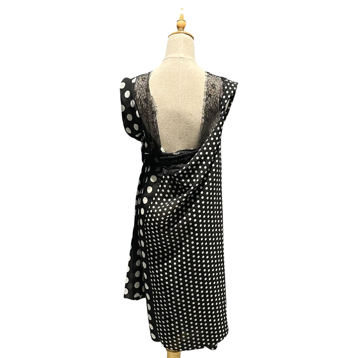 JUNYA WATANABE 26SS Polka Dot Lace Asymmetrical Dress Size M