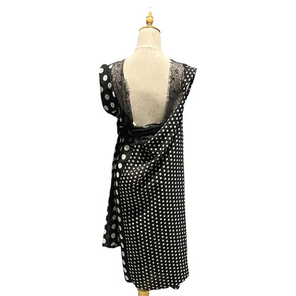JUNYA WATANABE 26SS Polka Dot Lace Asymmetrical Dress Size M