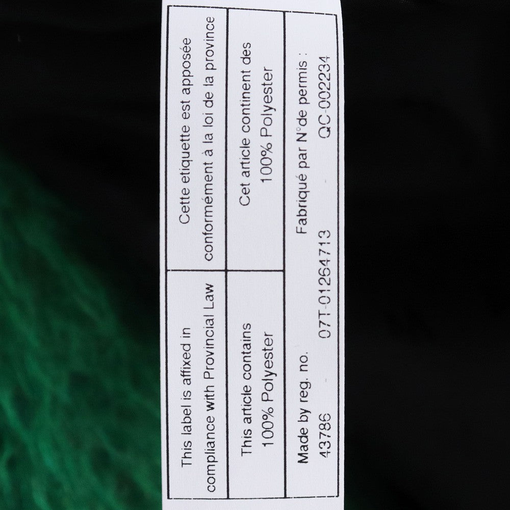 MARNI Single Breasted Faux Fur Coat Green Size 48