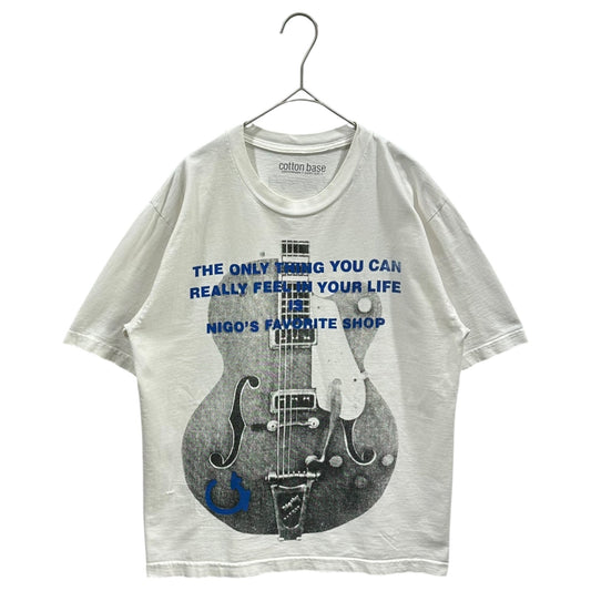Bape GOODENOUGH 2003 Gretsch Guitar Print T-Shirt Size L