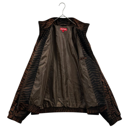 SUPREME 18SS Tiger Stripe Track Jacket Brown Size L