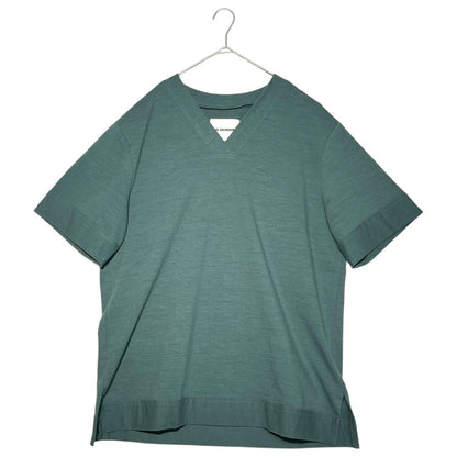 JIL SANDER 23SS V-Neck T-Shirt Green Size M