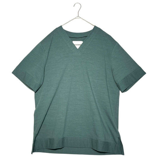 JIL SANDER 23SS V-Neck T-Shirt Green Size M