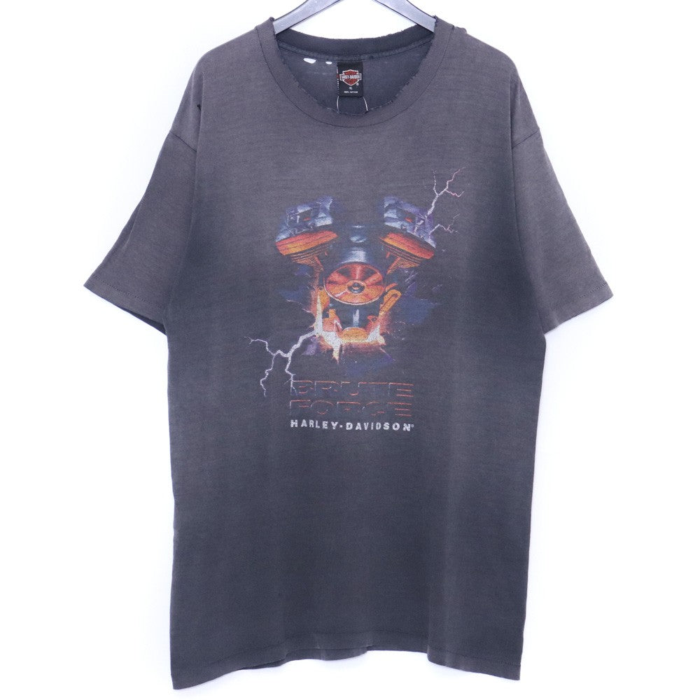 HARLEY DAVIDSON 1995 Brute Force T-Shirt Black Size XL