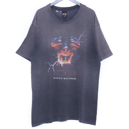 HARLEY DAVIDSON 1995 Brute Force T-Shirt Black Size XL
