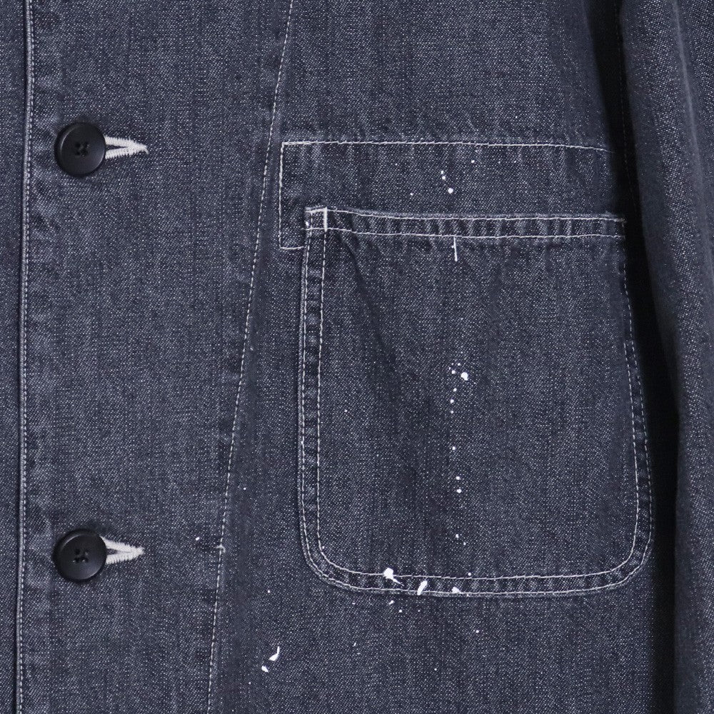 SUS-SOUS 10oz Denim Coverall Jacket Gray Size 7