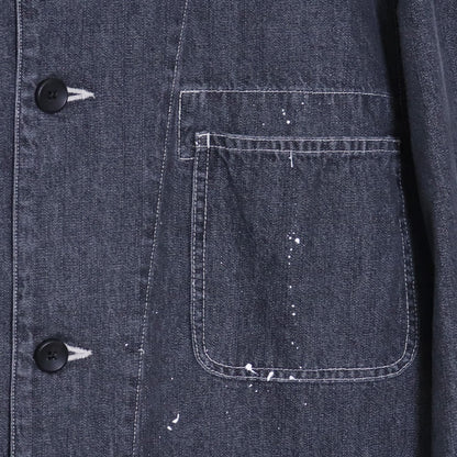 SUS-SOUS 10oz Denim Coverall Jacket Gray Size 7