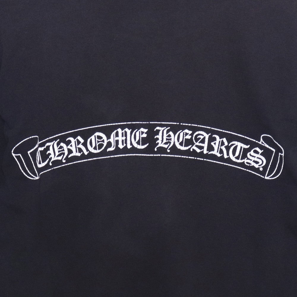 Chrome Hearts Old Scroll Label Arm T-Shirt Black Size S
