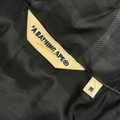 Bape A BATHING APE 2000s Tartan Padded Jacket Gray Size M