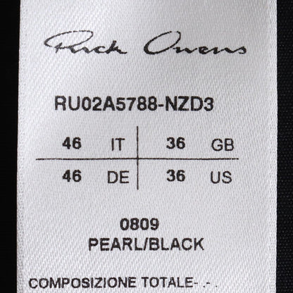RICK OWENS 21AW Flight Down Jacket Beige/Black Size 46