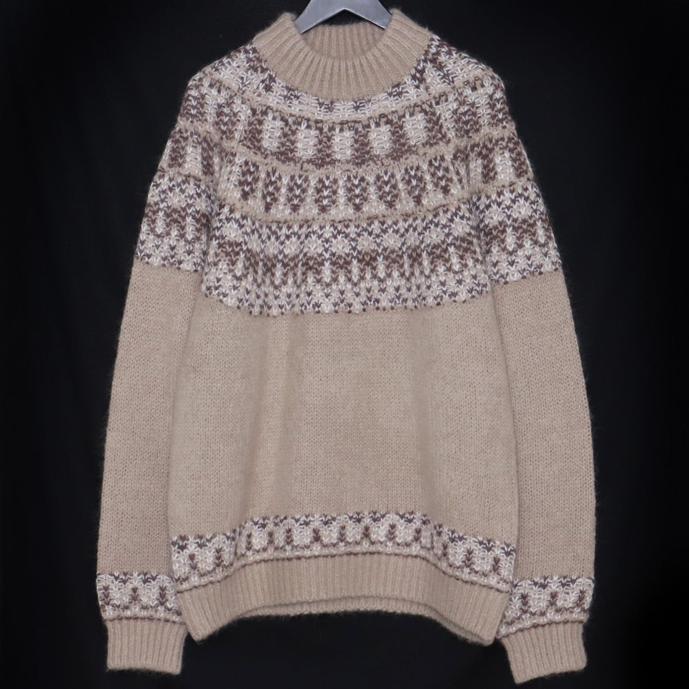 Innat 24AW Nordic Sweater Beige Free Size