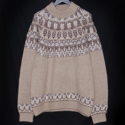 Innat 24AW Nordic Sweater Beige Free Size