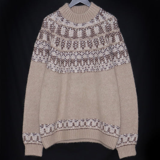 Innat 24AW Nordic Sweater Beige Free Size