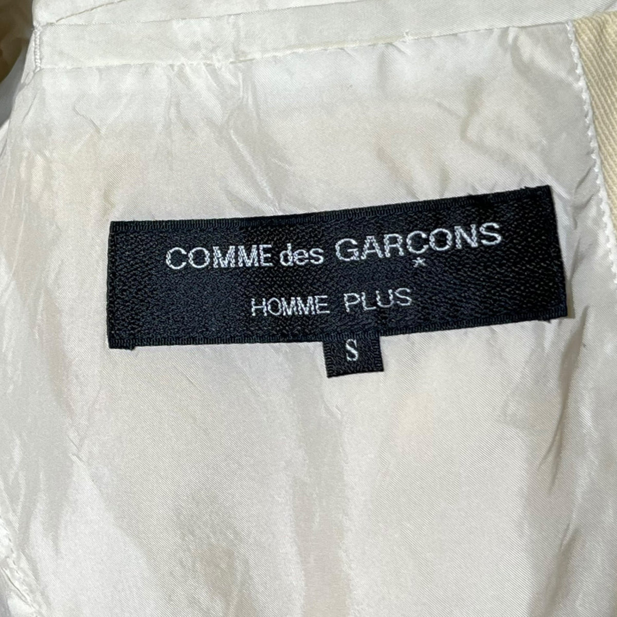 COMME des GARCONS HOMME PLUS 93SS Back-Switch Jacket Size S