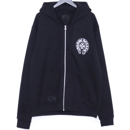 CHROME HEARTS Tokyo Ltd Back Horseshoe Hoodie Black Size M