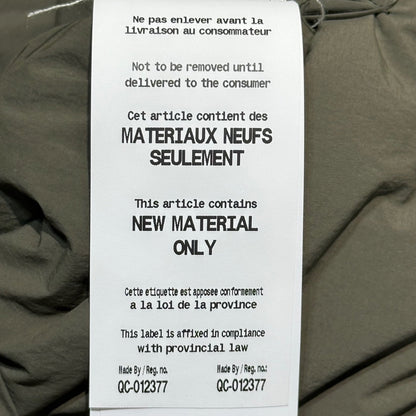 MAISON MARGIELA 20AW Padded No Collar Jacket Olive Size 46