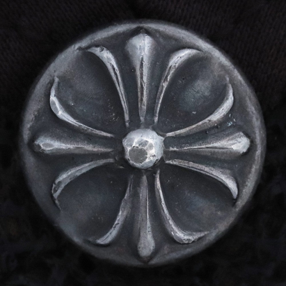 Chrome Hearts Old 3 Cemetery Cross Patch Cap Black Size F