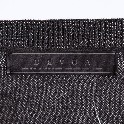 DEVOA 26SS THE STILL CENTER Dry Knit T-Shirt Gray Size 1