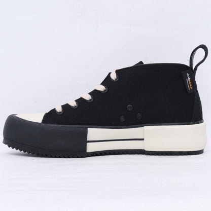 Devoa Black Nylon Low-Cut Sneakers Size 25.5cm