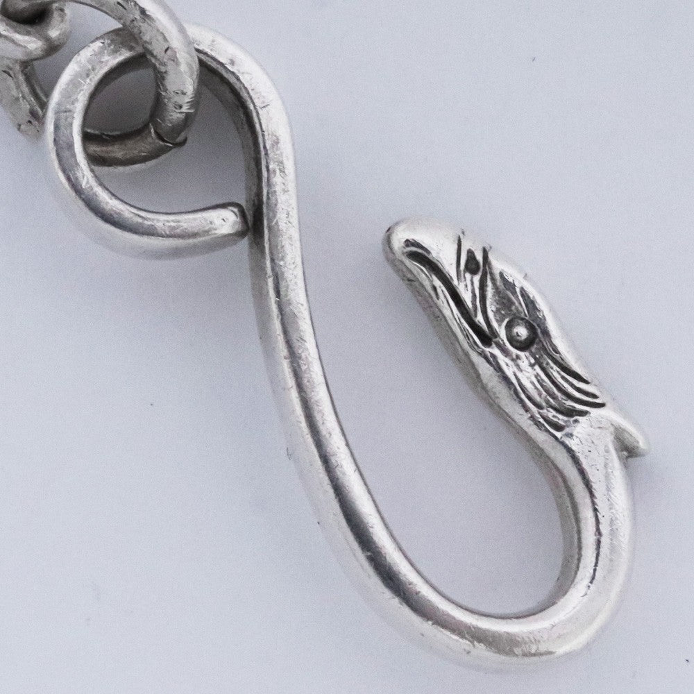 GORO'S Eagle Hook Chain Necklace Silver Size ONE SIZE
