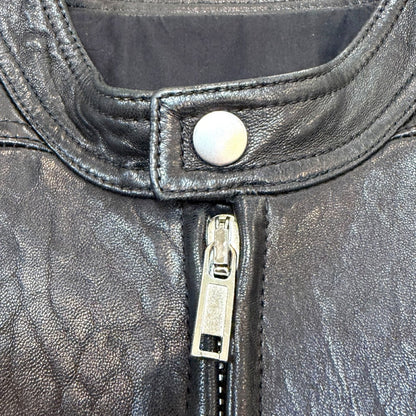 Rick Owens 17AW Glitter Intarsia Lambskin Jacket Size 50