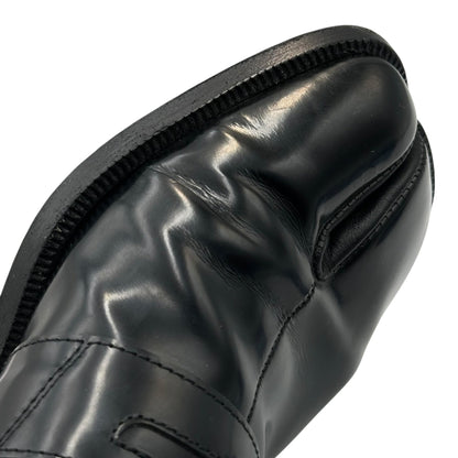MAISON MARGIELA Tabi Coin High-Shine Leather Loafers Size 38