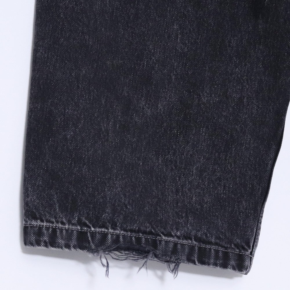 MAISON MARGIELA 23AW Black Painted Jeans Size 30